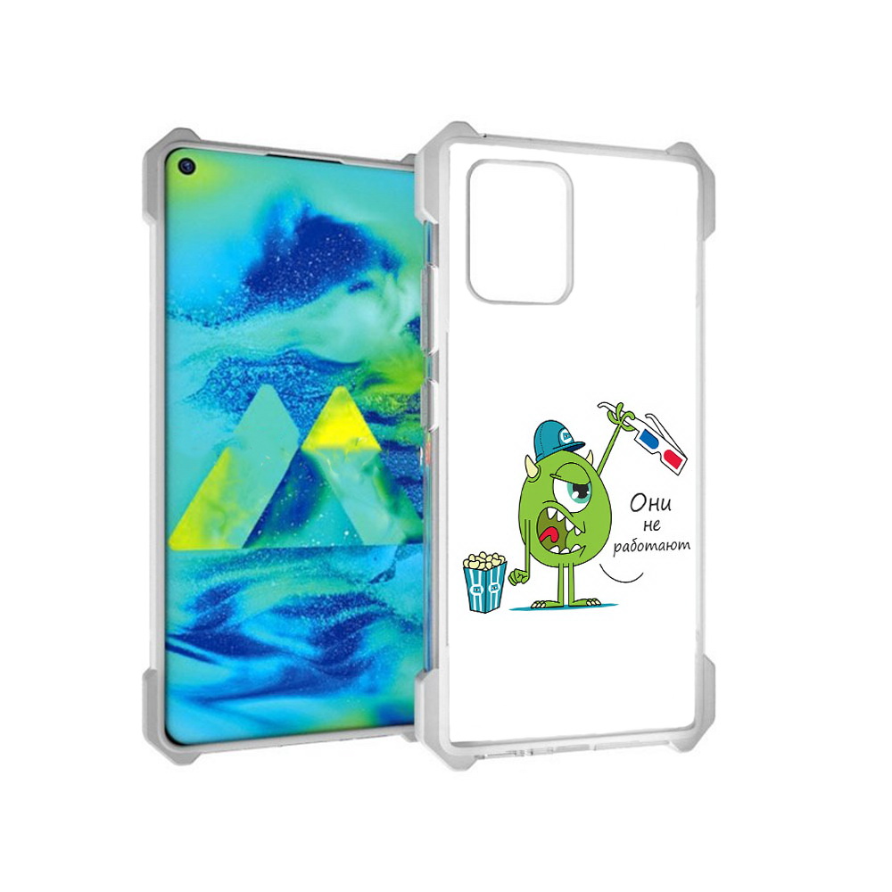 

Чехол MyPads Tocco для Samsung Galaxy S10 Lite Очки не работают (PT143840.502.129), Прозрачный, Tocco