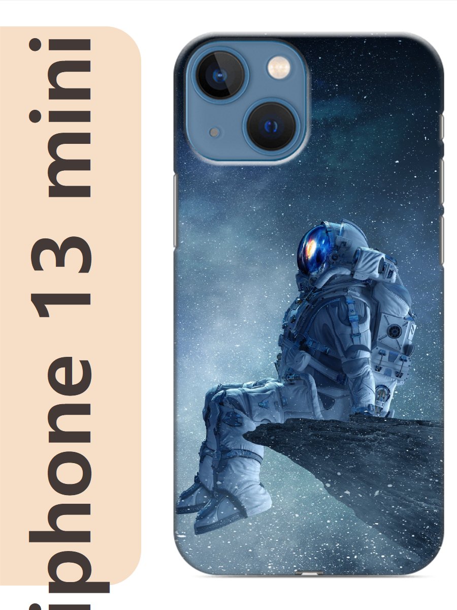 

Чехол на Apple Iphone 13 mini космонавт 355, Прозрачный, Iphm13rzne