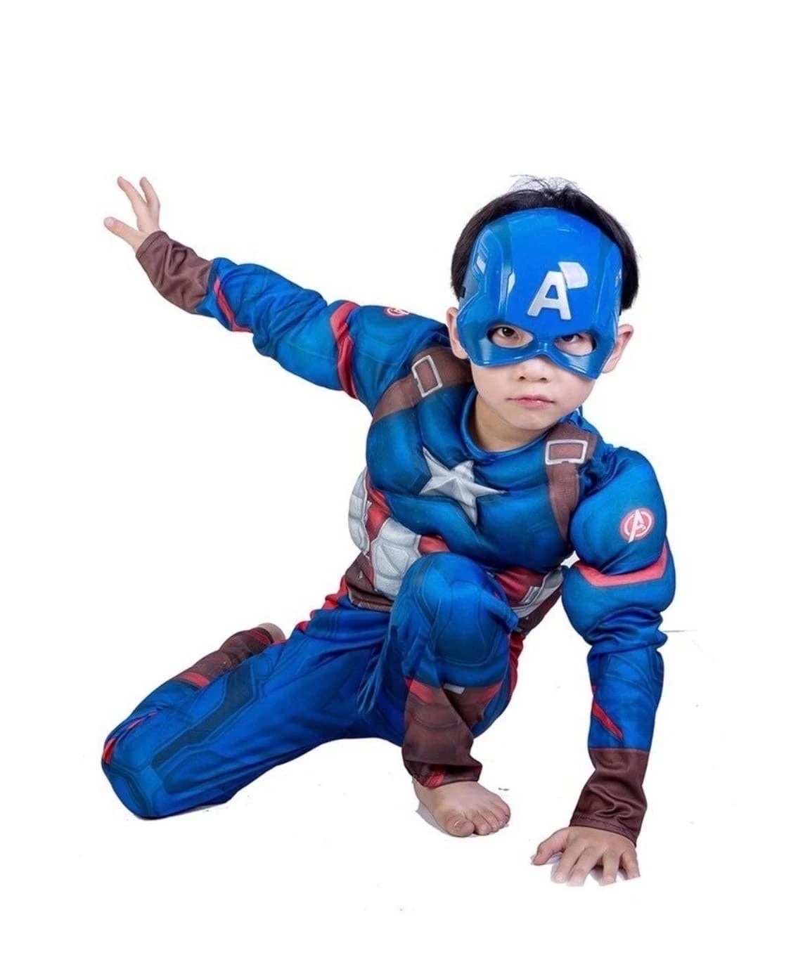 Карнавальный костюм СуперГерой Америка Капитан L
