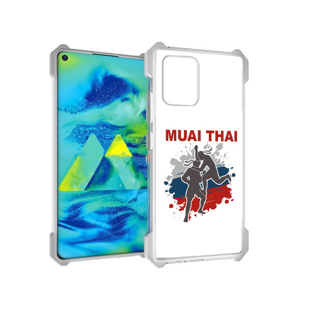 

Чехол MyPads Tocco для Samsung Galaxy S10 Lite Муайтай (PT143840.502.123), Прозрачный, Tocco