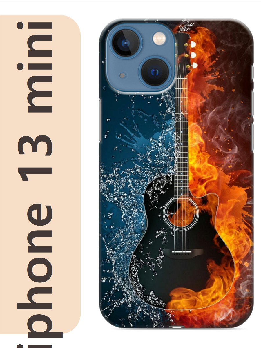 

Чехол на Apple Iphone 13 mini гитара 313, Прозрачный, Iphm13rzne