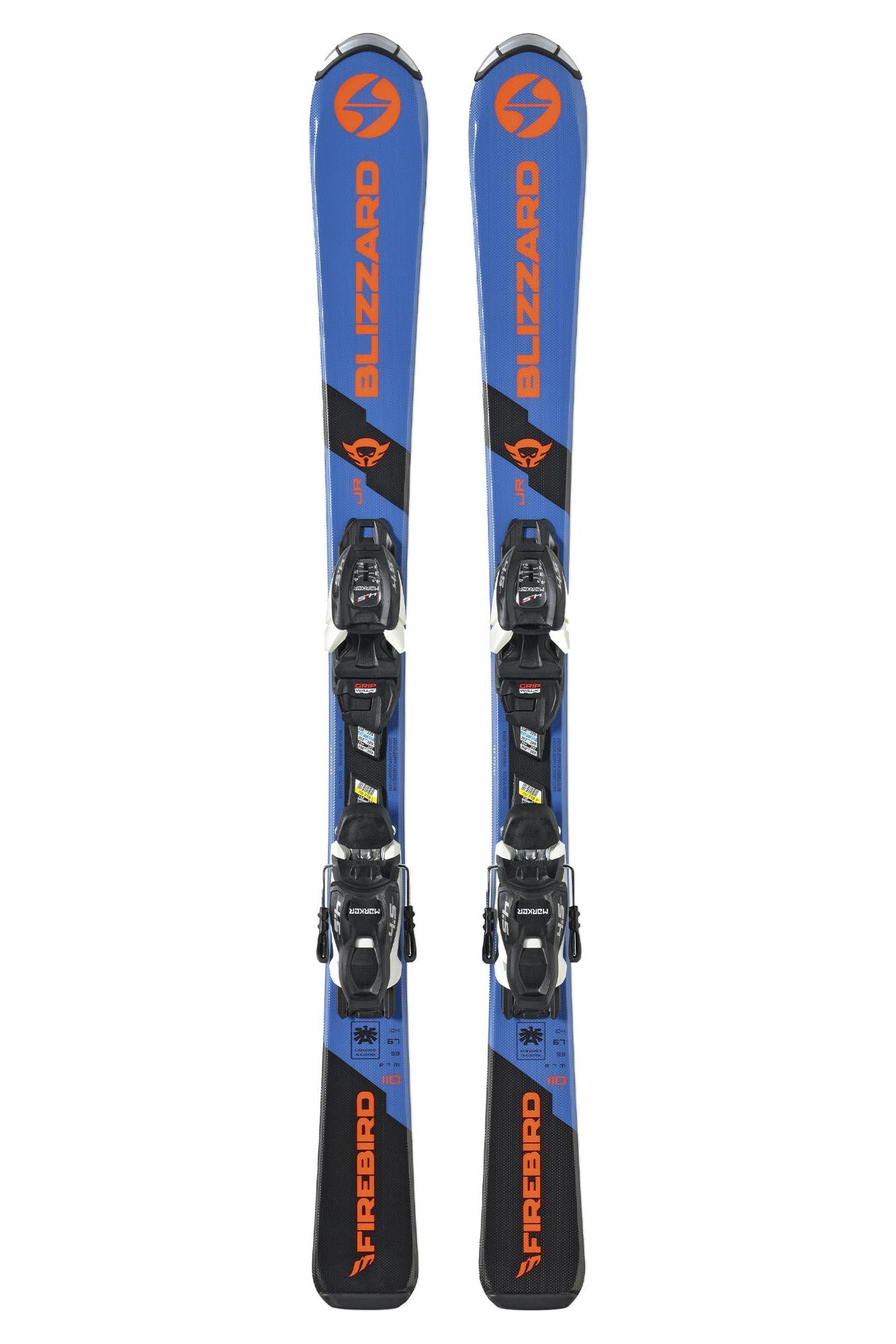 Горные Лыжи С Креплениями Blizzard Firebird Jr L110-140+Fdt Jr 7 Blue/Orange (См:130)