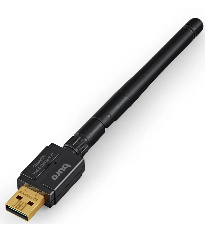 Адаптер USB Buro BU-BT532 BT5.3+EDR class 1 100м черный