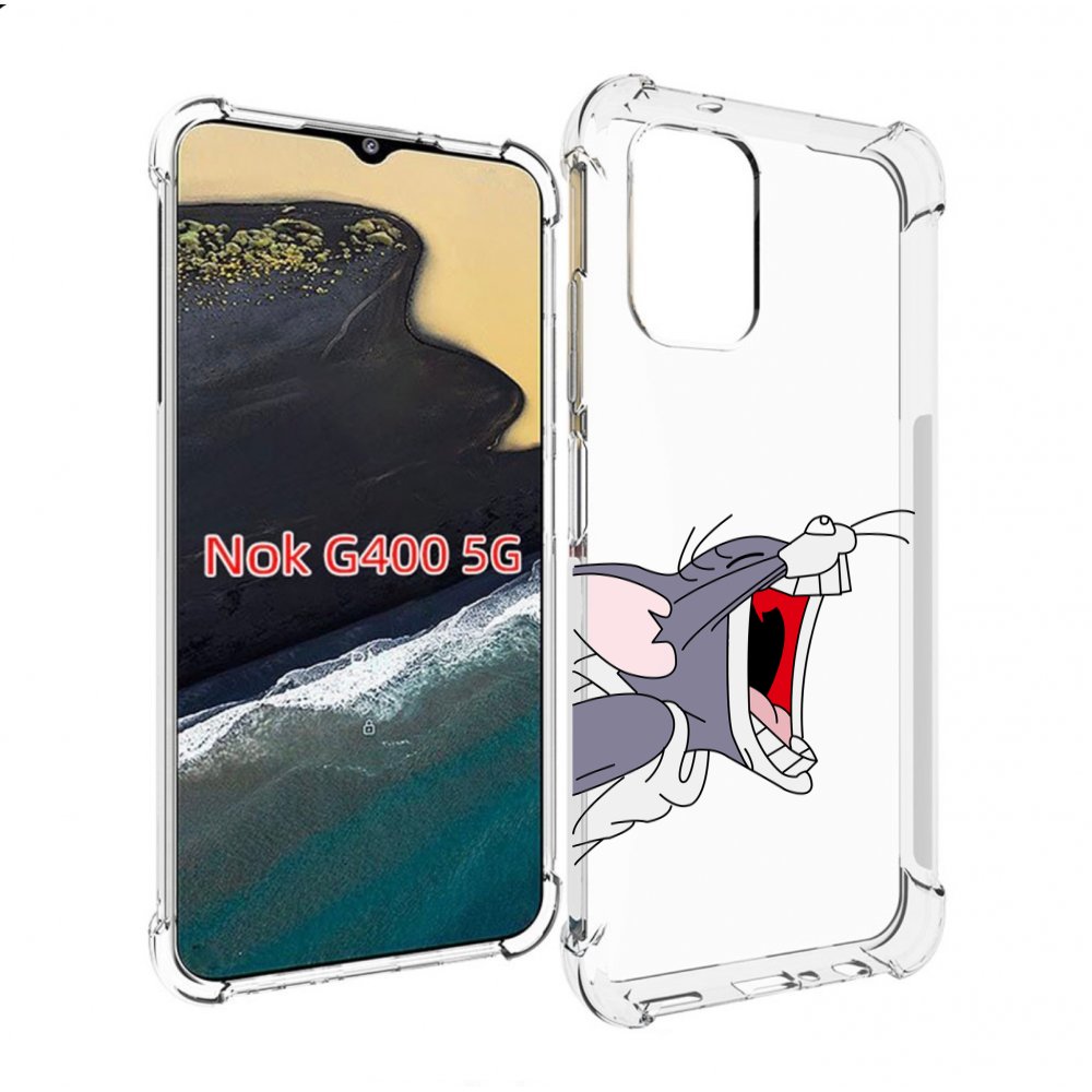 

Чехол MyPads том-голодный для Nokia G400 5G, Прозрачный, Tocco
