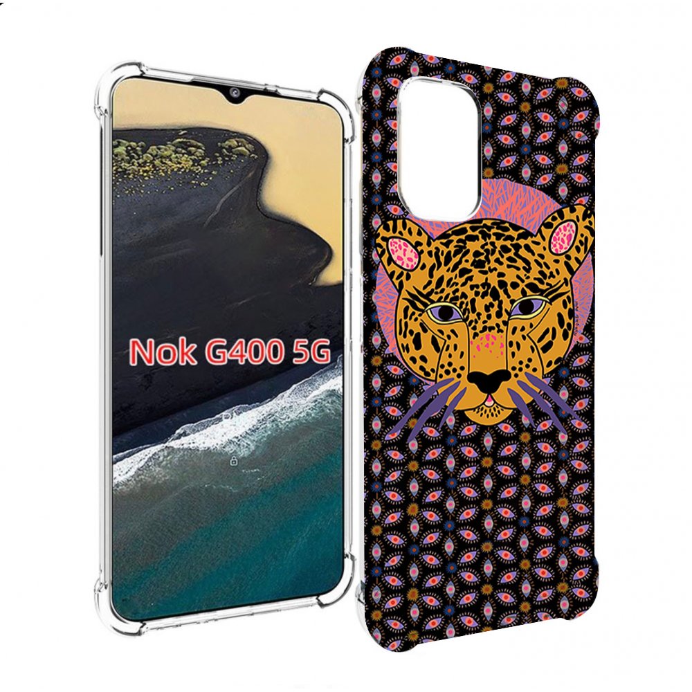 

Чехол MyPads тигр-в-глазах для Nokia G400 5G, Прозрачный, Tocco