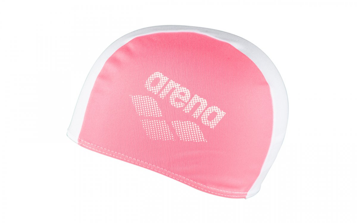 фото Шапочка для плавания arena polyester ii junior neon pink white