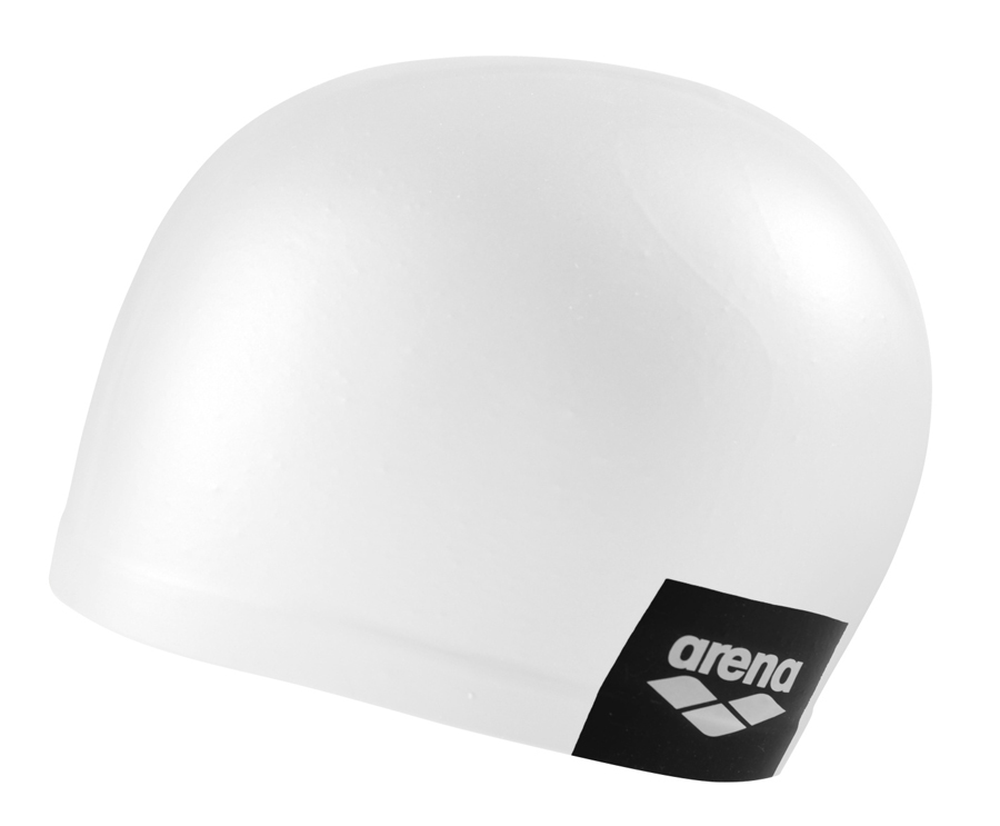 фото Шапочка для плавания arena logo moulded cap white