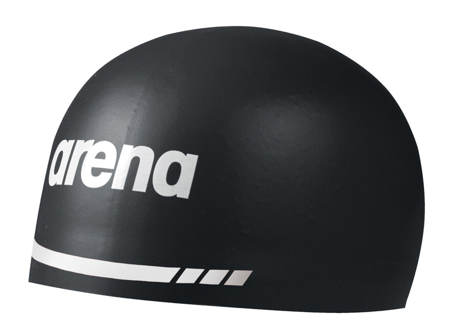 фото Шапочка для плавания arena 3d soft black