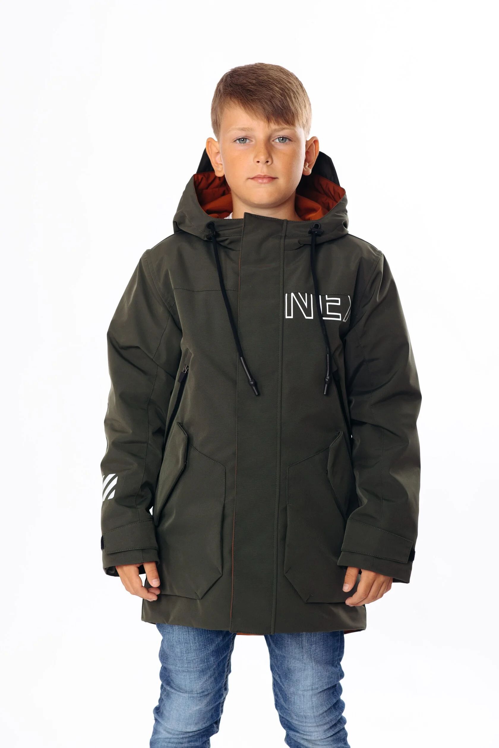 Куртка детская Yoot 2501 хаки, 152 базовая водолазка из шерсти а хаки arc en ciel детская