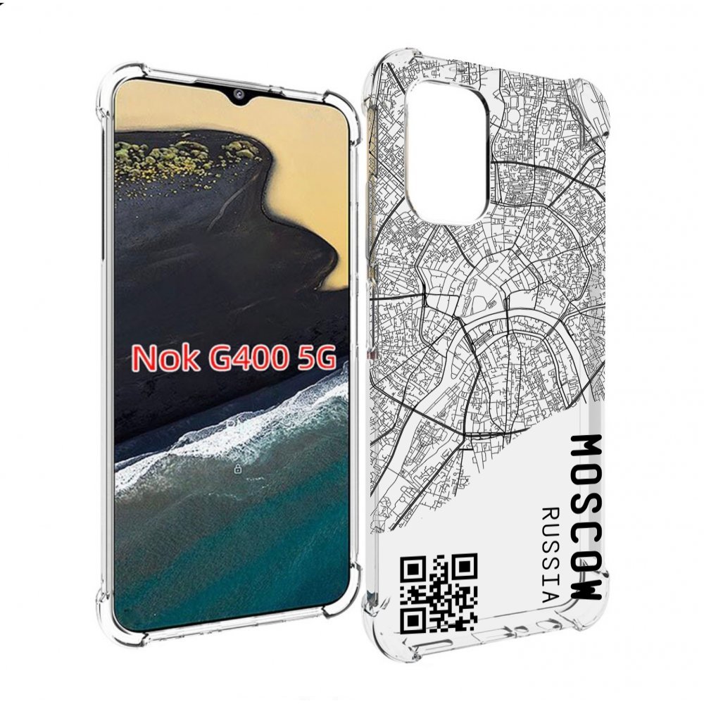 

Чехол MyPads схема-москва для Nokia G400 5G, Прозрачный, Tocco