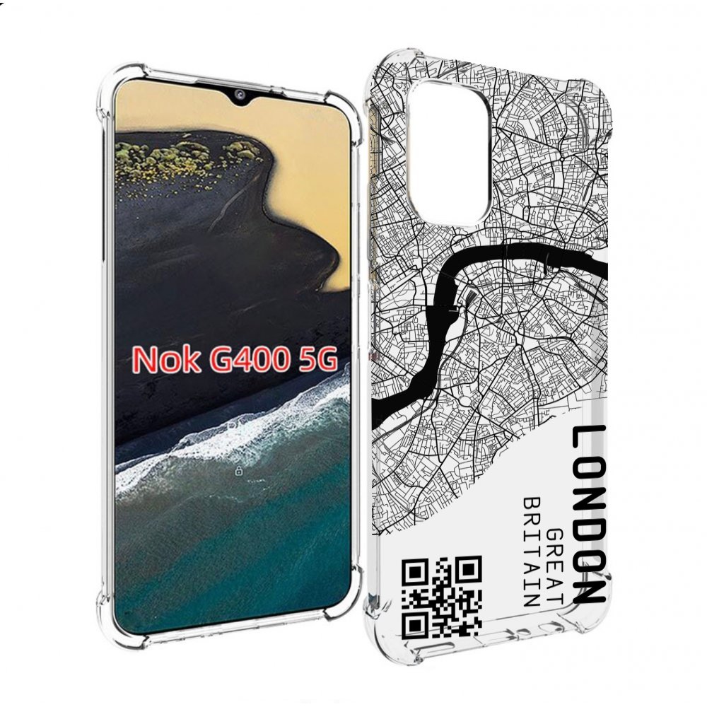 

Чехол MyPads схема-лондон для Nokia G400 5G, Прозрачный, Tocco