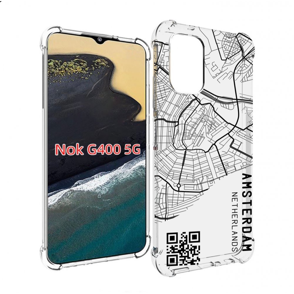 

Чехол MyPads схема-амстердам для Nokia G400 5G, Прозрачный, Tocco