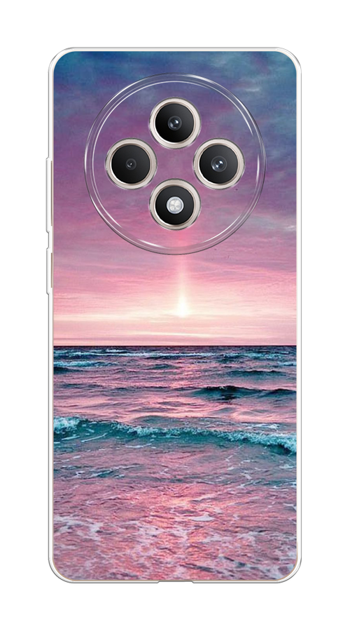

Чехол на Oppo Reno 12F "Восход 3", Розовый;голубой, 2517850-1