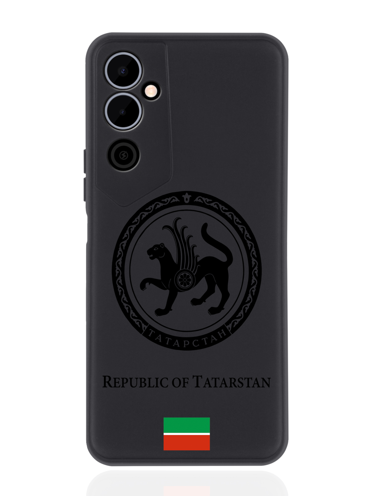 

Чехол SignumCase для Tecno Pova Neo 2 Черный лаковый Герб Татарстана черный