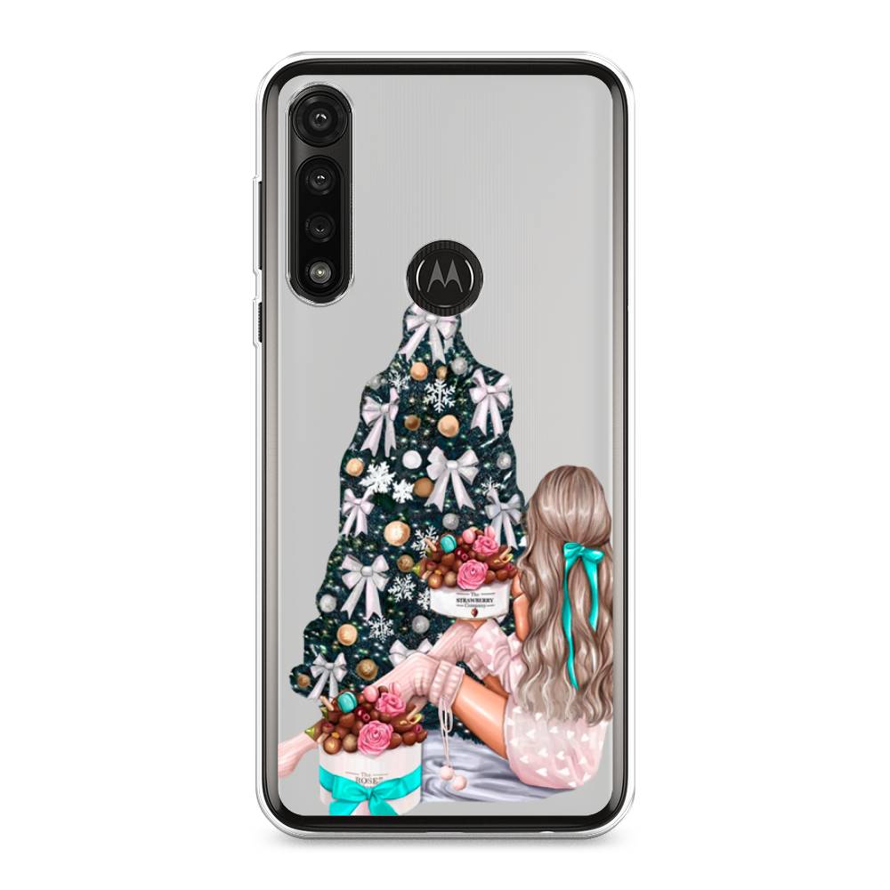 

Чехол на Motorola Moto G Power 2020 "New Year", Зеленый;бежевый;голубой, 242650-5