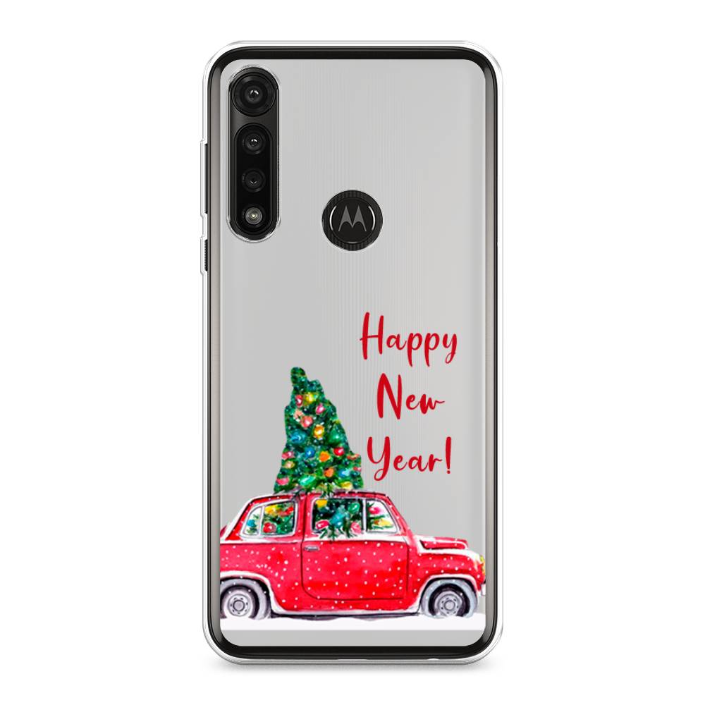 

Чехол на Motorola Moto G Power 2020 "Happy New Year", Красный;зеленый, 242650-5
