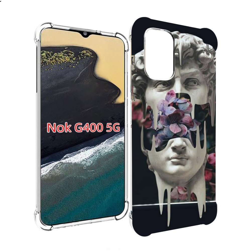

Чехол MyPads статуя-с-цветами-внутри для Nokia G400 5G, Прозрачный, Tocco