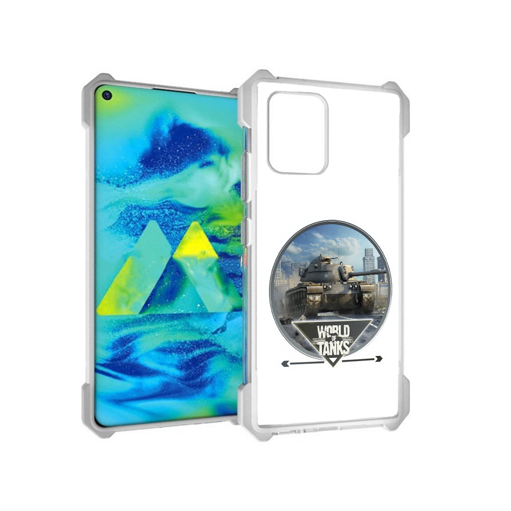 

Чехол MyPads Tocco для Samsung Galaxy S10 Lite Мир танков (PT143840.502.119), Прозрачный, Tocco