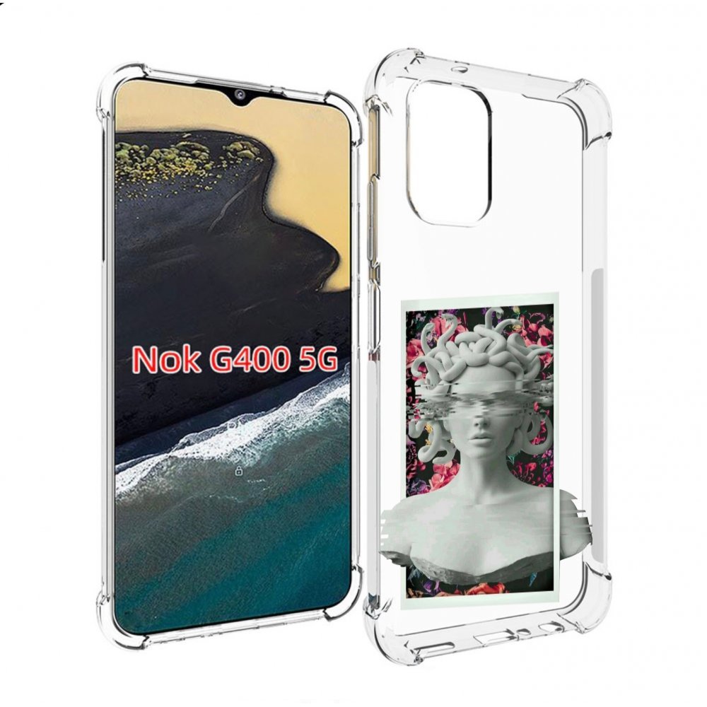 

Чехол MyPads статуя-медузы для Nokia G400 5G, Прозрачный, Tocco