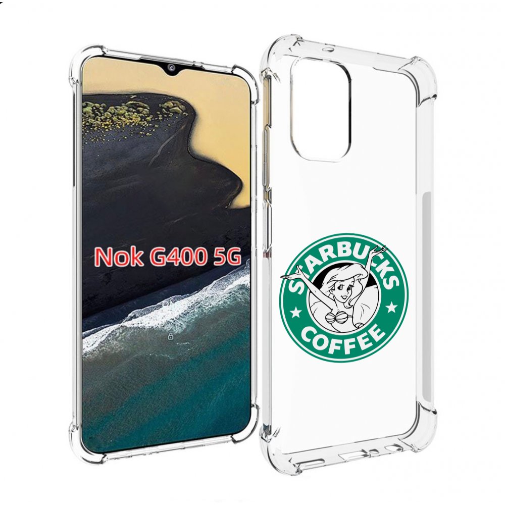 

Чехол MyPads старбакс-кофее для Nokia G400 5G, Прозрачный, Tocco