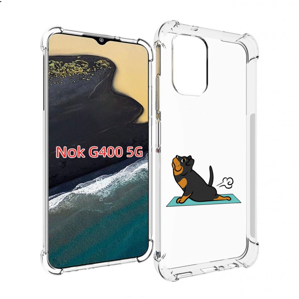 

Чехол MyPads спортивная-собачка для Nokia G400 5G, Прозрачный, Tocco