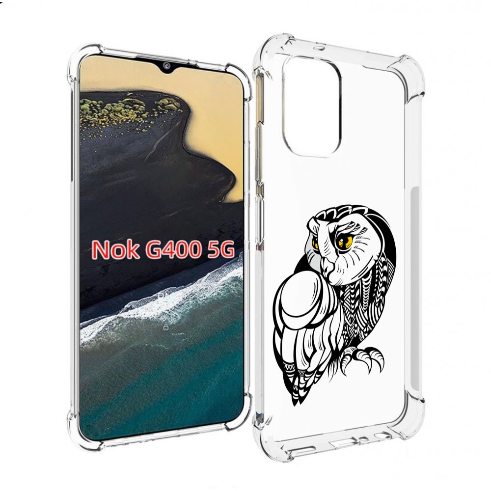 

Чехол MyPads сова-красотка для Nokia G400 5G, Прозрачный, Tocco