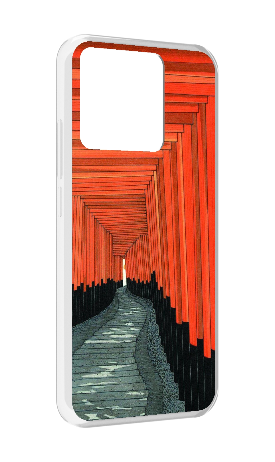 

Чехол MyPads Tocco для Xiaomi Redmi 10A красный коридор, Прозрачный, Tocco