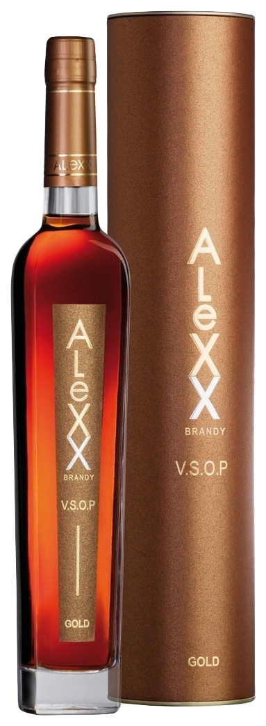 

Коньяк ALeXX Gold 5* 40% 0,5 туба