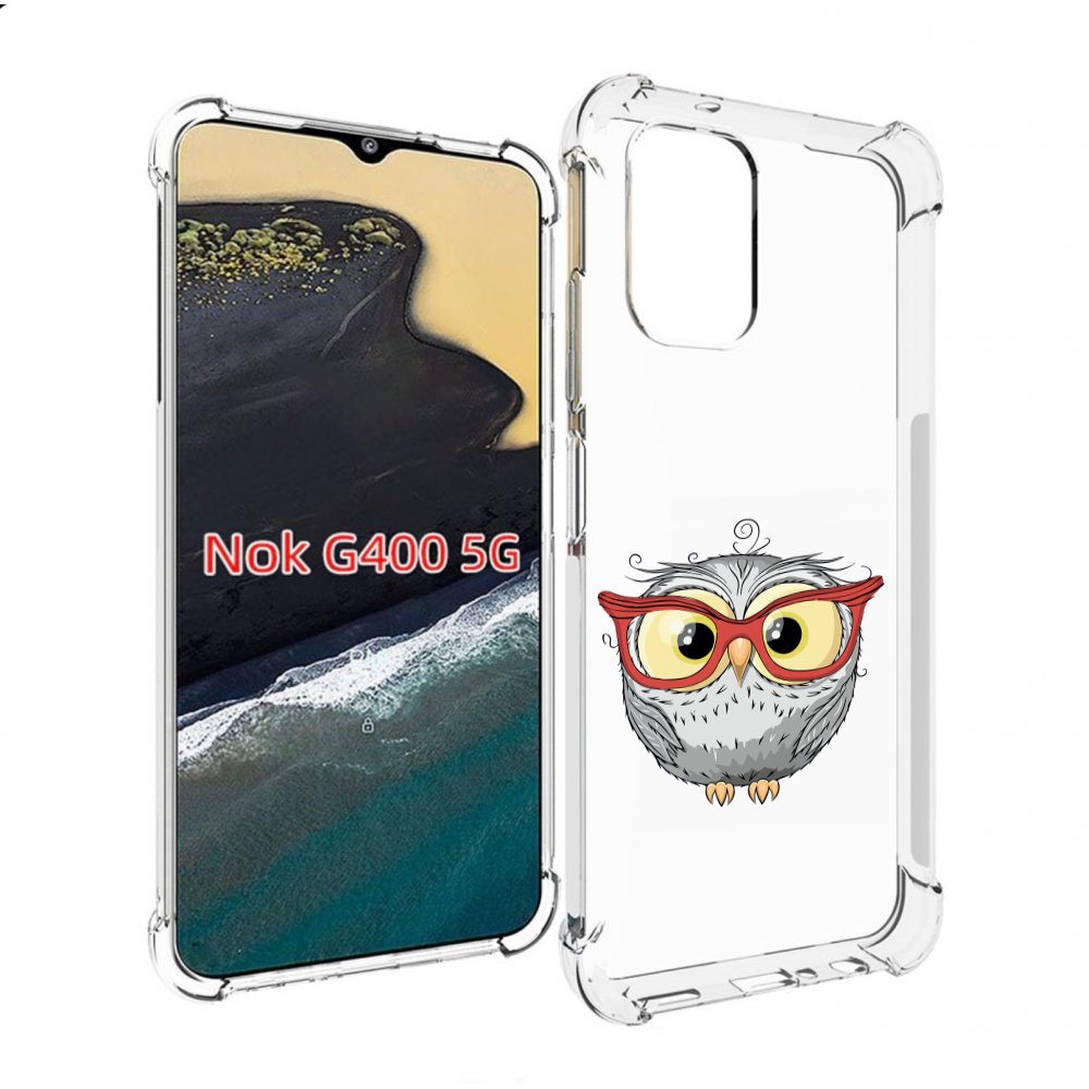

Чехол MyPads сова-в-красных-очках для Nokia G400 5G, Прозрачный, Tocco