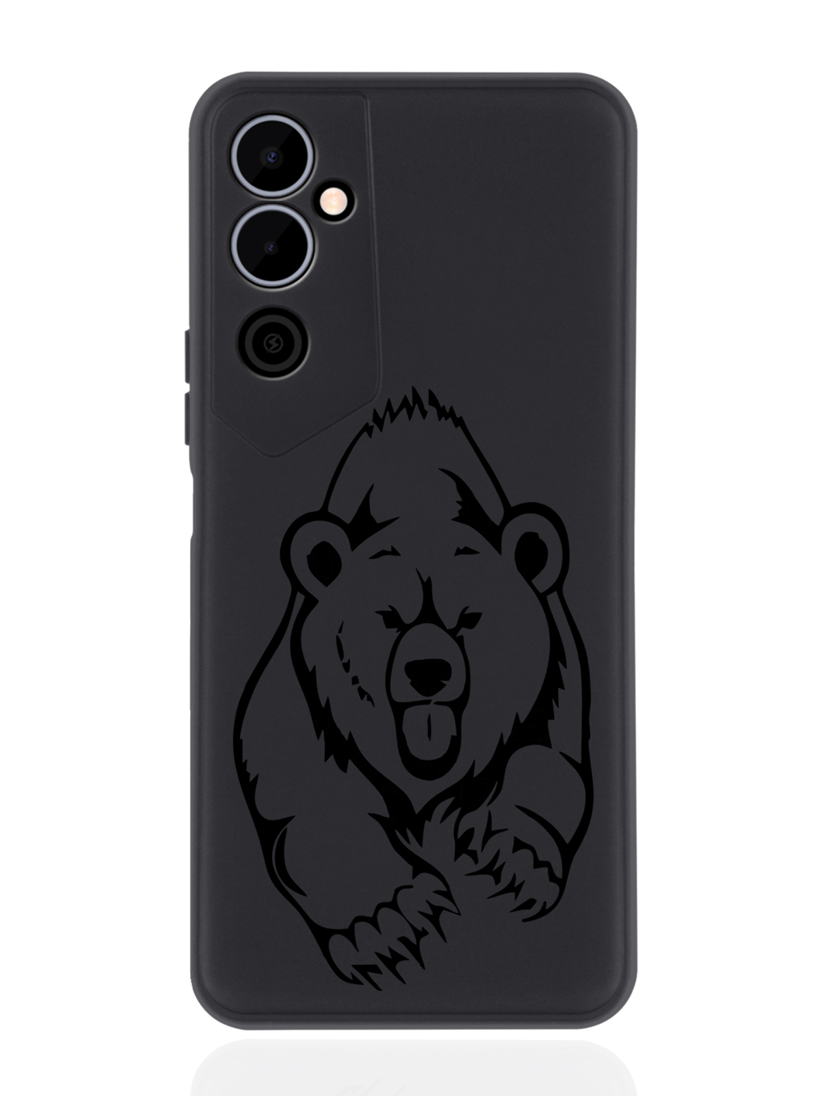 

Чехол MustHaveCase для Tecno Pova Neo 2 Медведь черный