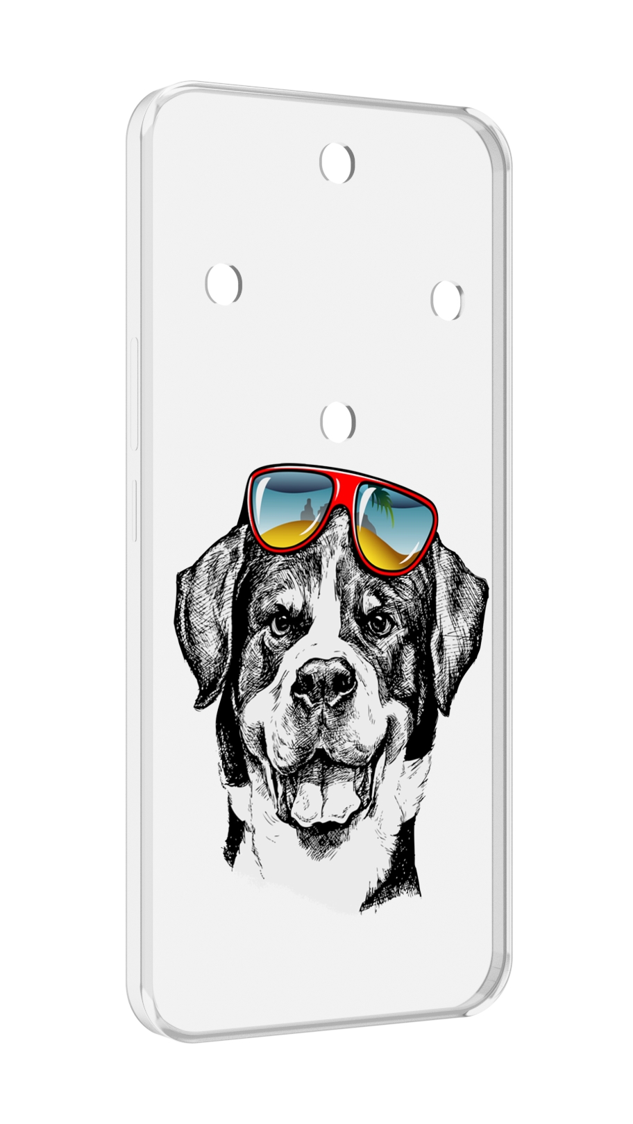 Чехол MyPads счастливая собака для Honor Magic 5 Lite/Honor X9a противоударный