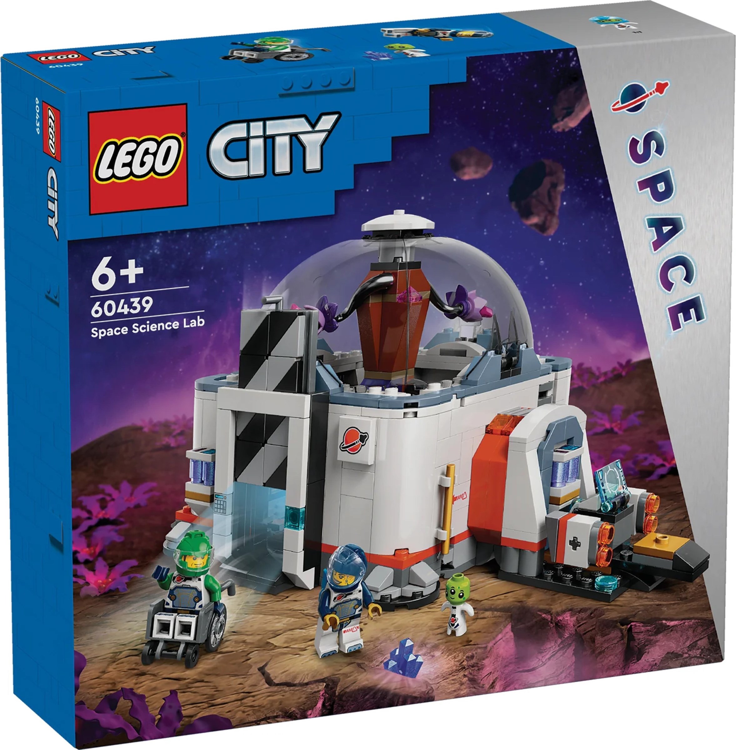 Конструктор Lego 60439 City Лаборатория космических наук 560 деталей