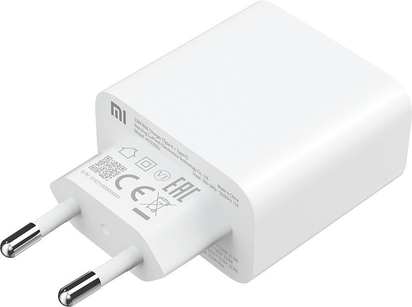 Сетевое зарядное устройство Xiaomi Adaptor 33W