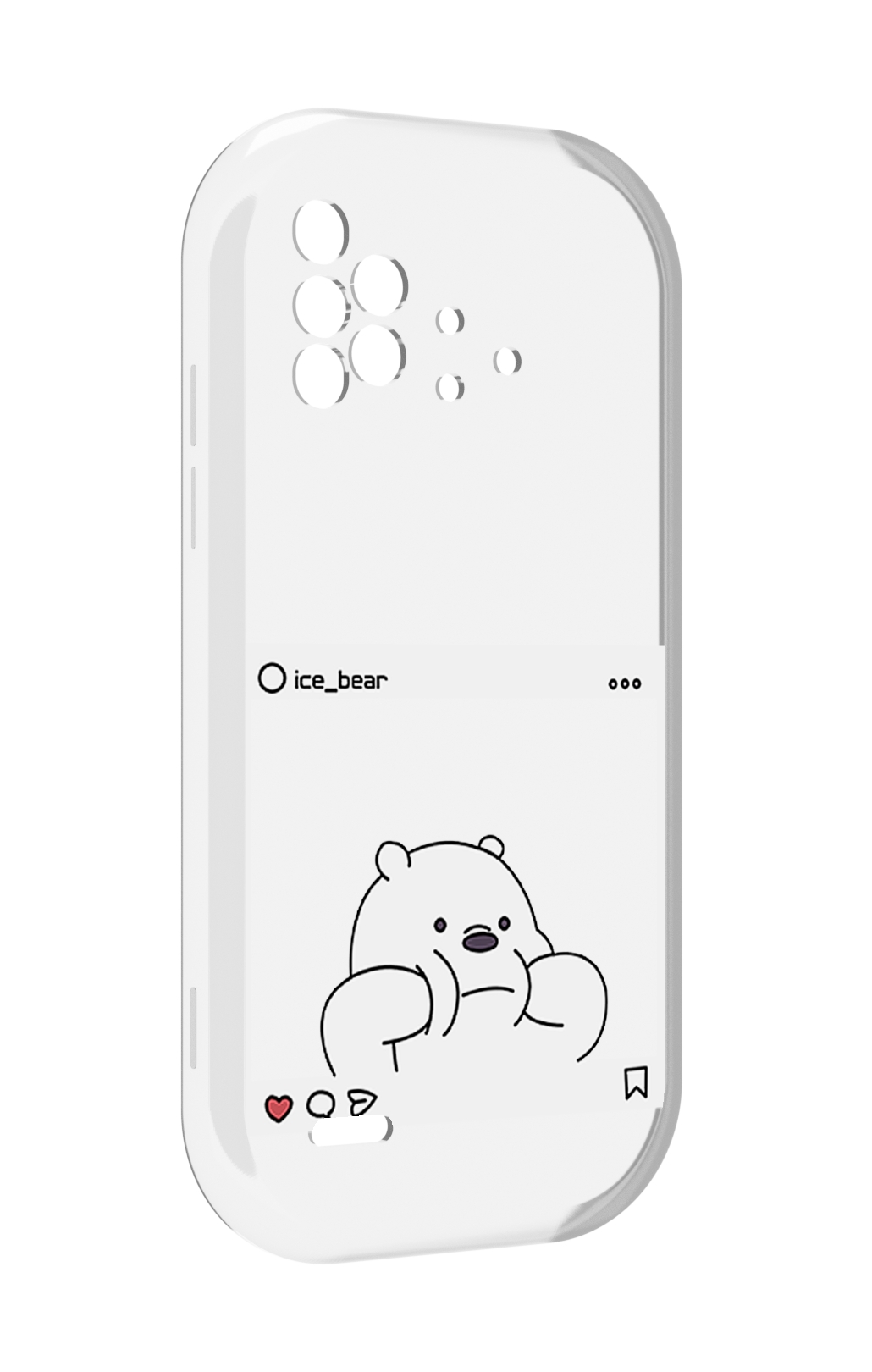 

Чехол MyPads ледяной-медведь для UMIDIGI Bison X10 / X10 Pro, Прозрачный, Tocco