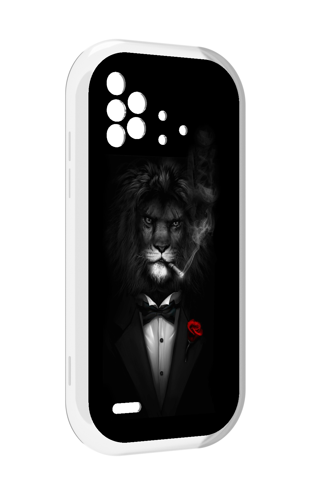

Чехол MyPads лев-в-темноте-с-сигаретой мужской для UMIDIGI Bison X10 / X10 Pro, Прозрачный, Tocco