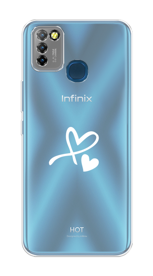 

Чехол Awog на Infinix HOT 10 Lite "Сердечко минимализм", Разноцветный, 3100350-6