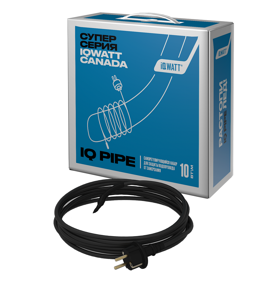 фото Комплект для обогрева труб iqwatt iq pipe-3 м