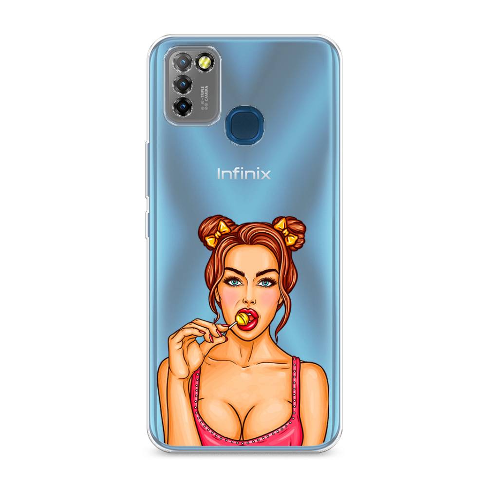 

Чехол Awog на Infinix HOT 10 Lite "Вкусный леденец", Разноцветный