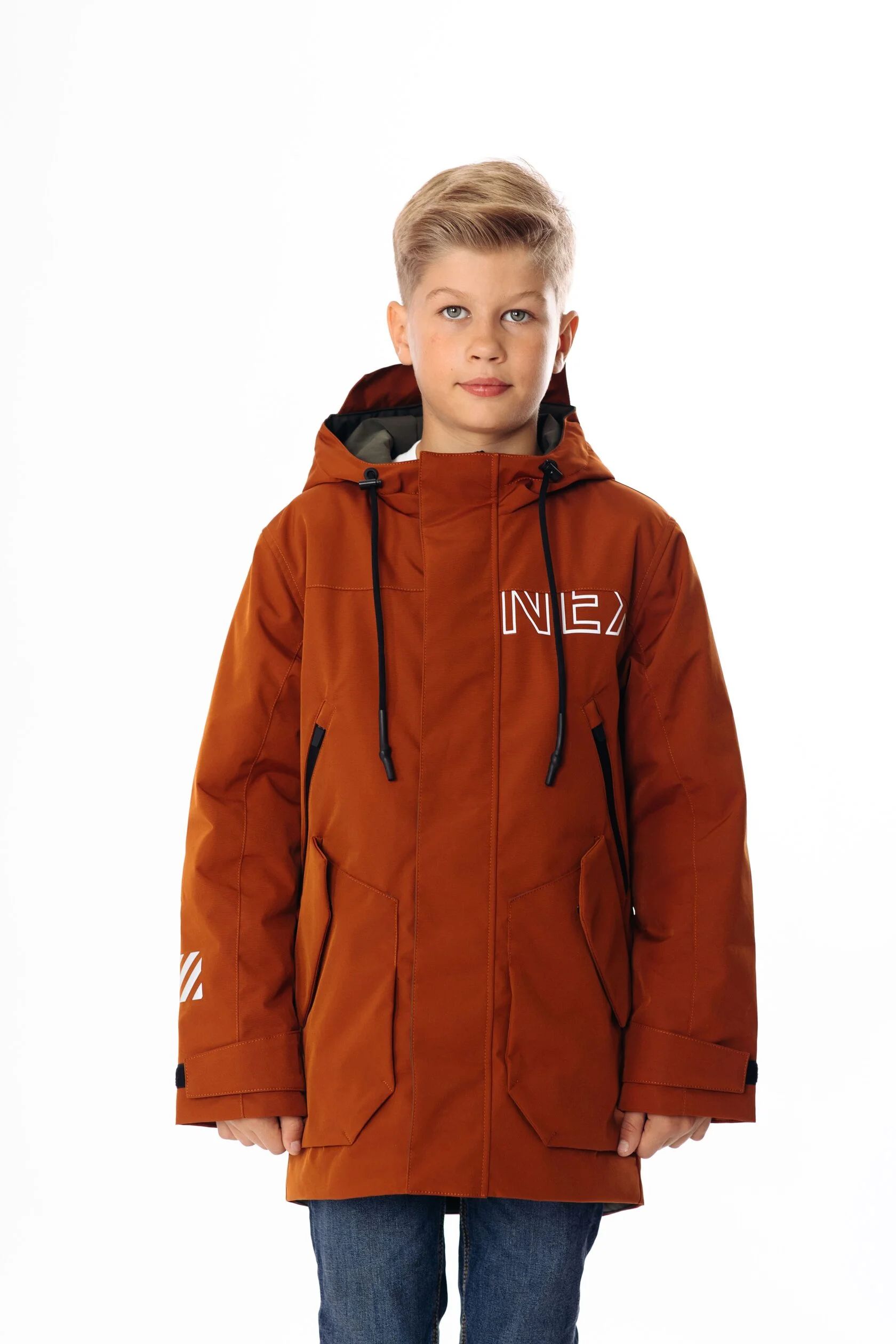 Куртка детская Yoot 2501 оранжевый, 122