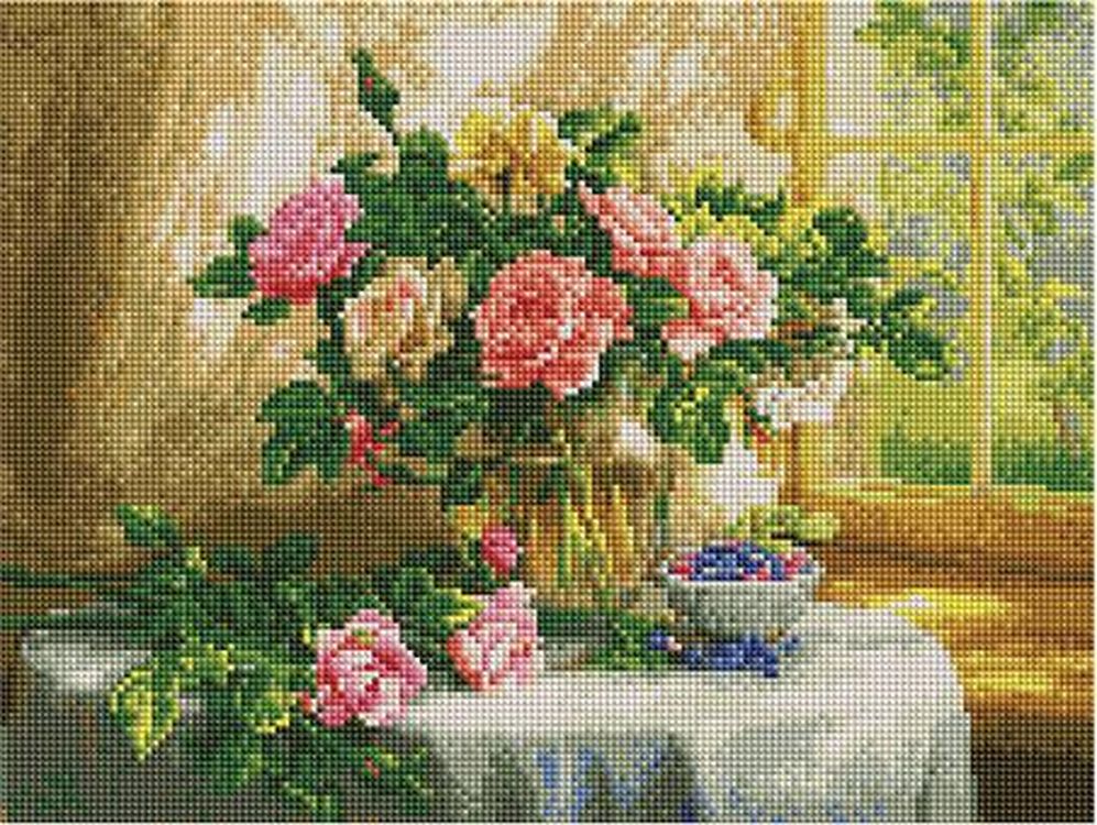 

Алмазная вышивка Painting Diamond «Натюрморт с голубикой»
