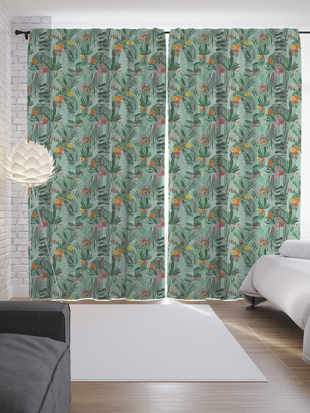 

Шторы JoyArty с фотопечатью "Весеннее цветение дудл" из сатена, 290х265 см, Весеннее цветение дудл