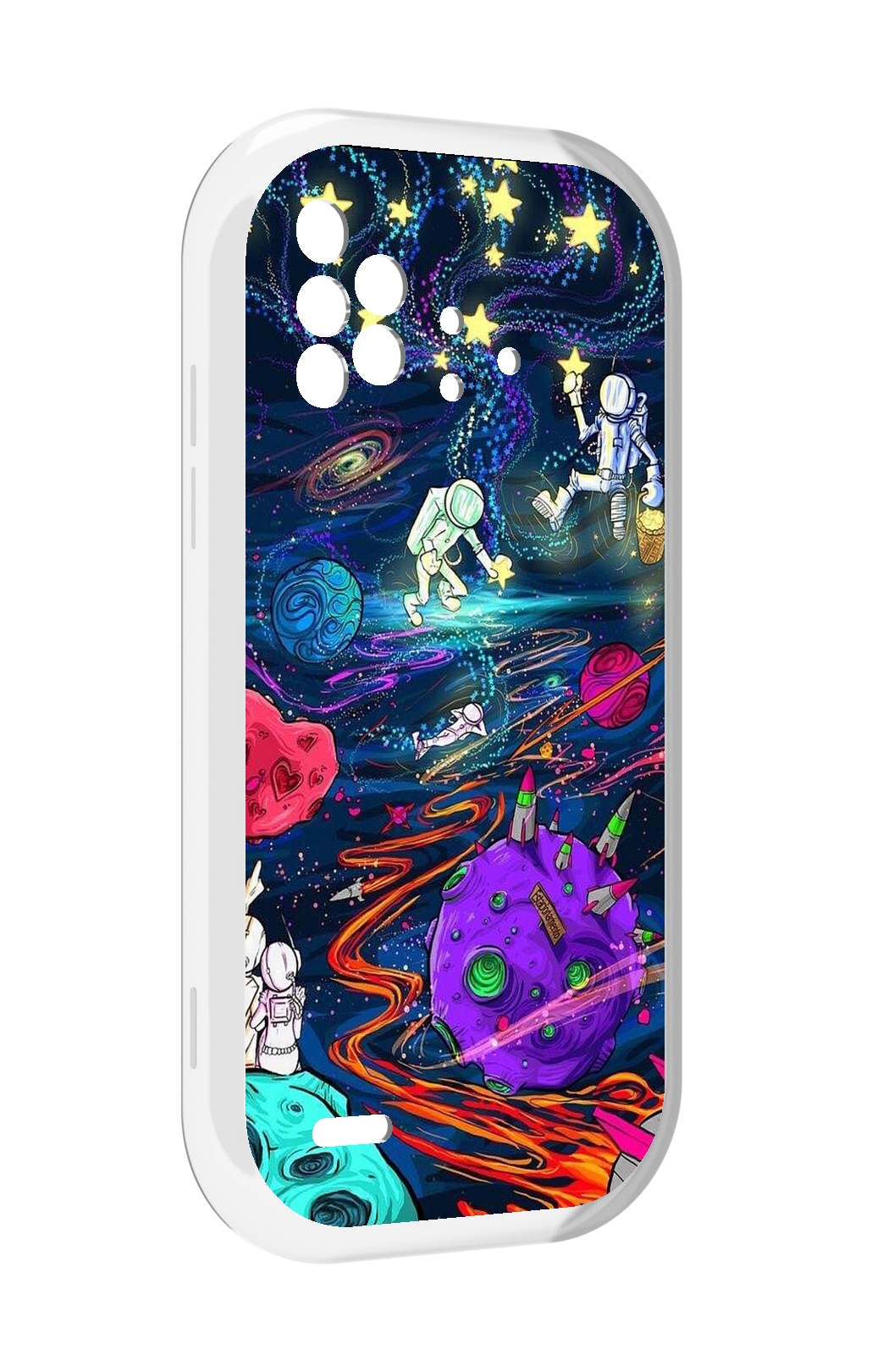

Чехол MyPads красочный космос для UMIDIGI Bison X10 / X10 Pro, Прозрачный, Tocco