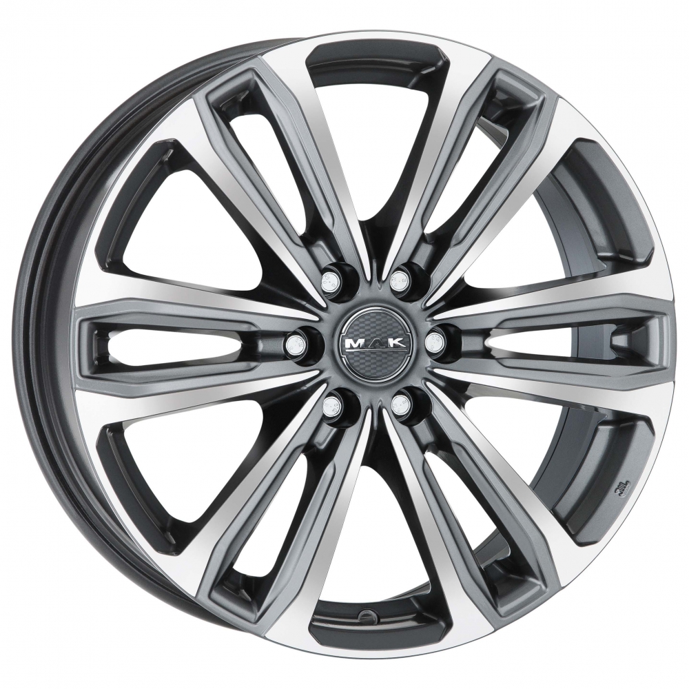 

Диск колесный 8x18/6x114,3 ET50 D66,1 Safari 6 Gunmetal Mirror Face