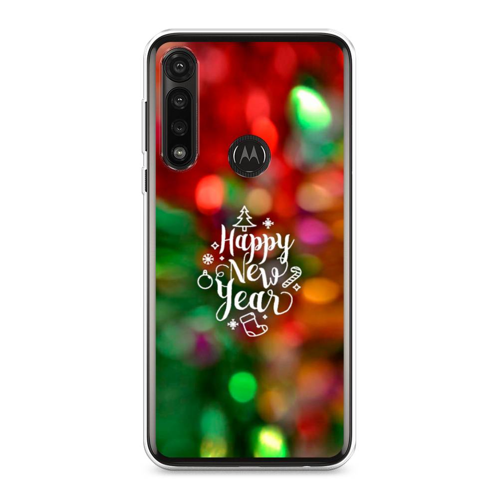 

Чехол на Motorola Moto G Power 2020 "Новый Год на елке", Зеленый;красный;желтый, 242650-5