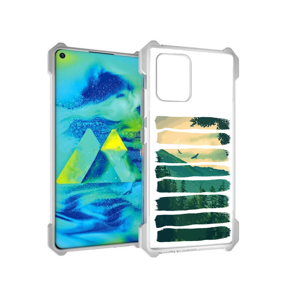 

Чехол MyPads Tocco для Samsung Galaxy S10 Lite Лесная чаща (PT143840.502.107), Прозрачный, Tocco