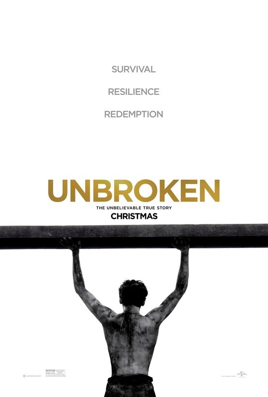 

Постер к фильму "Несломленный" (Unbroken) 50x70 см