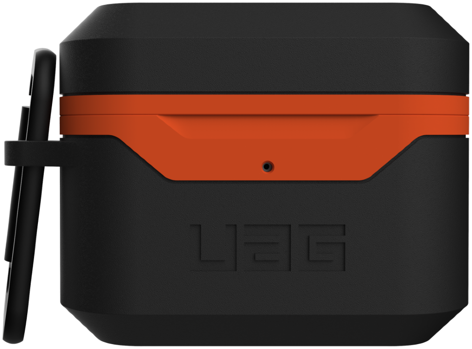 фото Чехол urban armor gear (uag) standard issue hard case_001 для airpods pro black/orange