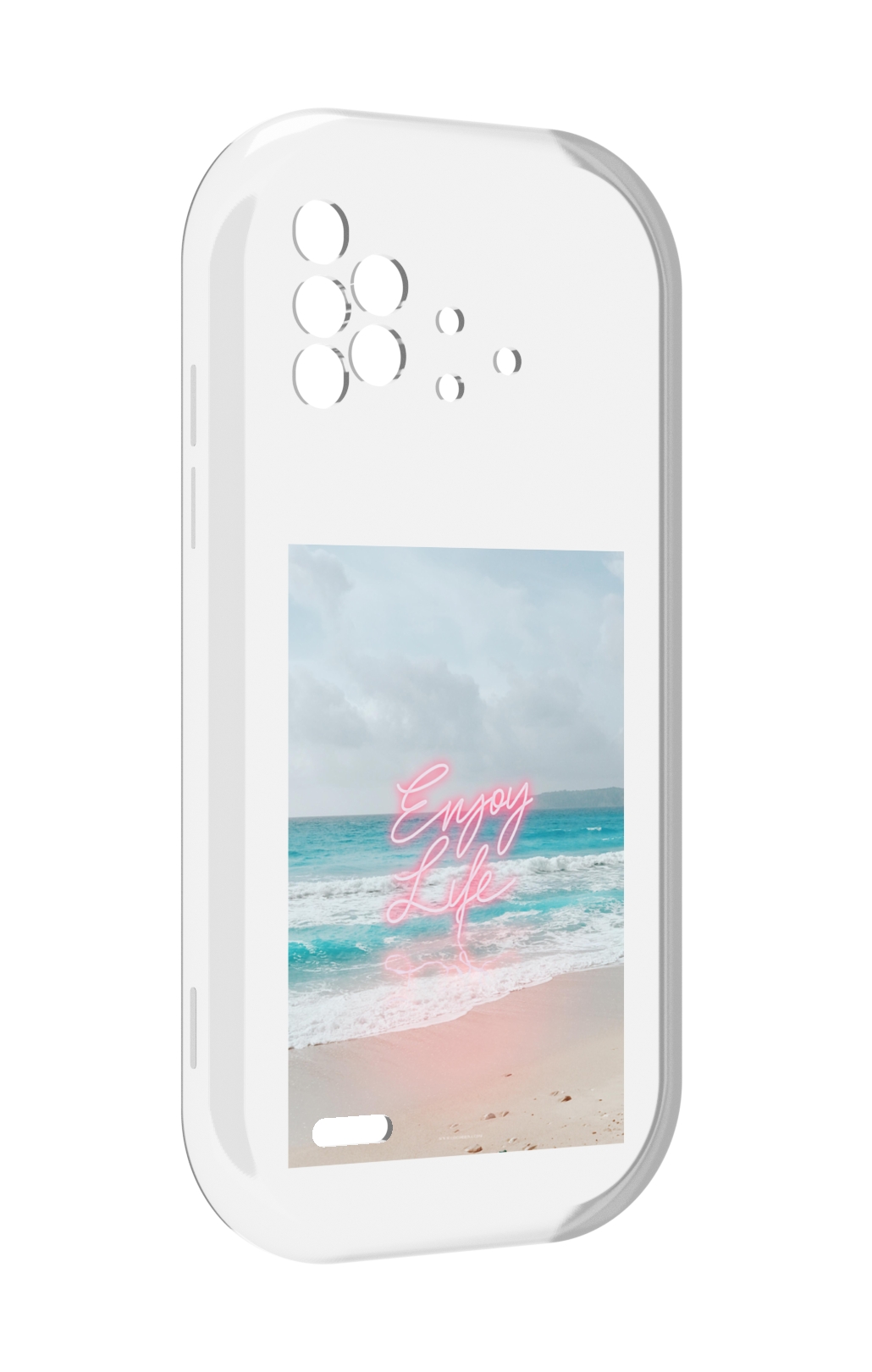 

Чехол MyPads красивый пляж для UMIDIGI Bison X10 / X10 Pro, Прозрачный, Tocco