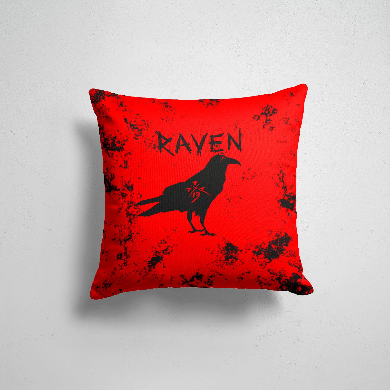 

Подушка декоративная 45х45см Популярные иллюстрации Животные RAVEN, Разноцветный