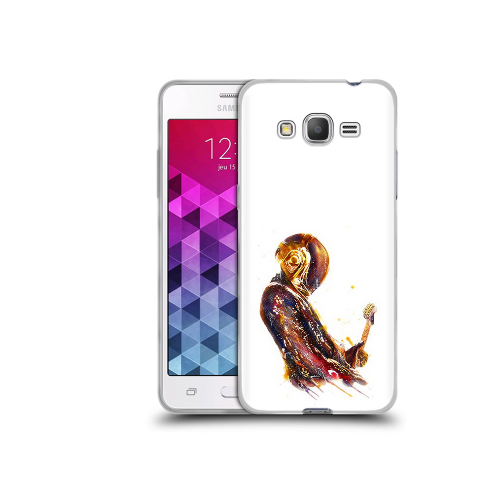 

Чехол MyPads Tocco для Samsung Galaxy Grand Prime космо-музыкант, Прозрачный, Tocco